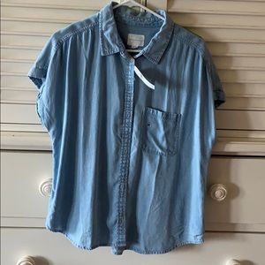 AE Denim Blue Top